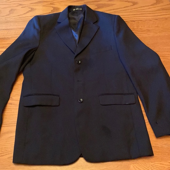 Blazer boy/Mens lined 3 inside pockets 3 front pockets 3 button slv Sz OS - Picture 2 of 6